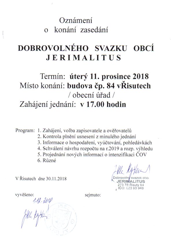 Zasedání DSO 201812